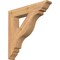 Ekena Millwork Funston Traditional Smooth Bracket, Western Red Cedar, 3 1/2"W x 22"D x 22"H BKT04X22X22FST01SWR - alternate 1